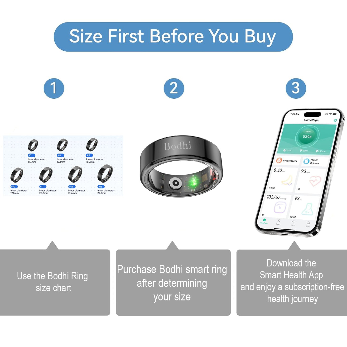 Bodhi Smart Ring Rose Gold